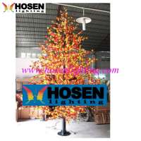 indoor decoration led maple tree lighting