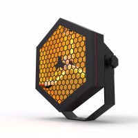 Hosen lighting Single eye led blinder light strobe light Golden color pixel